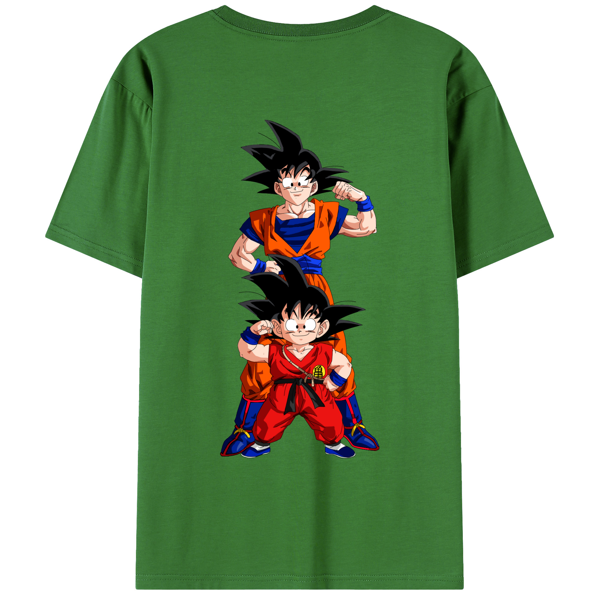 （画像用） ドラゴンボール 孫悟空（そん ごくう）Son Goku カカロット DRAGON BALL Kakarotto レディース半袖Tシャツ(バックプリント)
